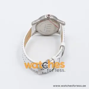 Elle Women’s Quartz White Leather Strap Light Purple Dial 38mm Watch EL20030S03N