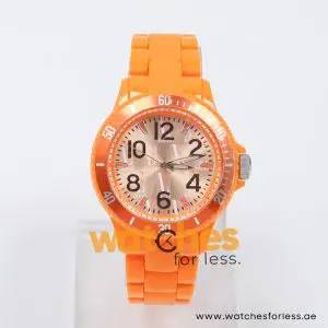 Elle Women’s Quartz Orange Plastic Chain Light Orange Dial 40mm Watch LE50007P07