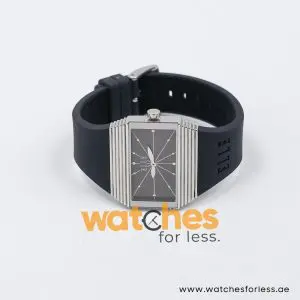 Elle Women’s Quartz Black Silicone Strap Grey Dial 37mm Watch EL20077P02C