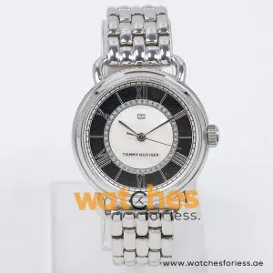 Tommy Hilfiger Women’s Quartz Silver Stainless Steel Black Mother Of Pearl Dial 38mm Watch 1780895/1