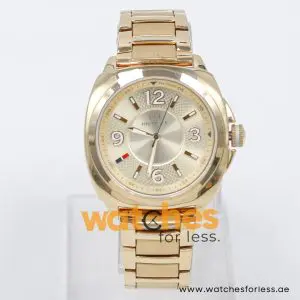Tommy Hilfiger Women’s Quartz Gold Stainless Steel Champagne Dial 38mm Watch 1781340