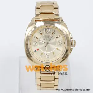 Tommy Hilfiger Women’s Quartz Gold Stainless Steel Champagne Dial 38mm Watch 1781340