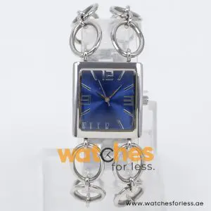 Elle Women’s Quartz Silver Stainless Steel Blue Dial 25mm Watch EL20003B03C