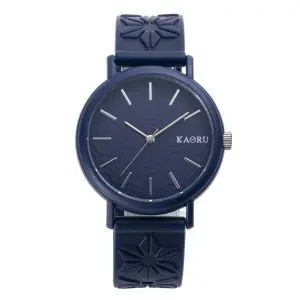 Kaoru Japan Women’s Quartz Silicone Strap Blue Dial 38mm Watch KAORU001J Jinko Fragrance