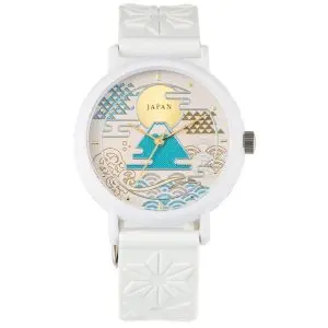 Kaoru Japan Women’s Quartz Silicone Strap Multi Dial 38mm Watch KAORU002FH Hinoki Fragrance
