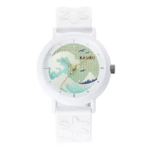 Kaoru Japan Women’s Quartz Silicone Strap Multi Dial 38mm Watch KAORU009NH Hinoki Fragrance