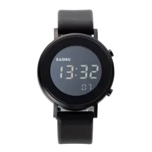 Kaoru Japan Women’s Digital Silicone Strap Black Dial 38mm Watch KAORU010DB Lemon FRAGRANCE