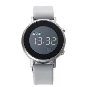 Kaoru Japan Women’s Digital Silicone Strap Black Dial 38mm Watch KAORU010DG Lavender FRAGRANCE