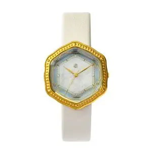 LOV-IN BOUQUET Japan Women’s Quartz Leather White Dial 35mm Watch LVB126H2