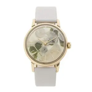 LOV-IN BOUQUET Women’s Quartz Leather Preserved White Dial 36mm Watch LVB136C2