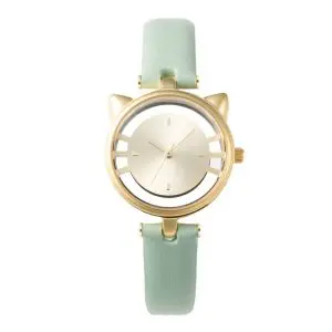 GRANDEUR Women’s Quartz Leather Strap Champagne Dial 36mm Watch ESL081W2
