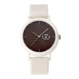 Kaoru Japan Women’s Quartz Silicone Strap Brown Dial 38mm Watch KAORU008MV2 Nutty Scent