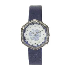 LOV-IN BOUQUET Women’s Quartz Leather White Dial 35mm Watch LVB126H1