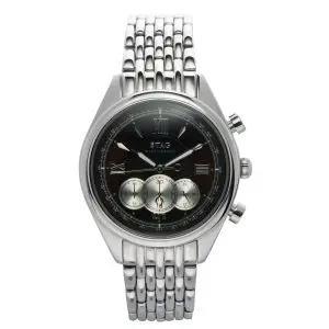 STAG TYO Men’s Quartz Stainless Steel Dark Brown Dial 40mm Watch STG008S1