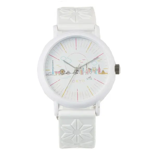 Kaoru Japan Women’s Quartz Silicone Strap Multi Dial 38mm Watch KAORU002TH Hinoki Fragrance