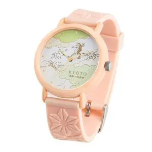 Kaoru Japan Women’s Quartz Silicone Strap Multi Dial 38mm Watch KAORU002CS Sakura Fragrance