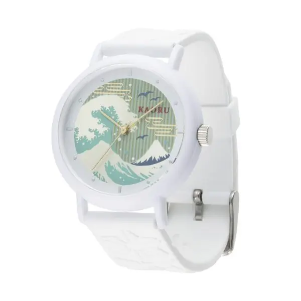 Kaoru Japan Women’s Quartz Silicone Strap Multi Dial 38mm Watch KAORU009NH Hinoki Fragrance