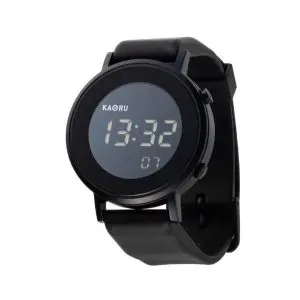 Kaoru Japan Women’s Digital Silicone Strap Black Dial 38mm Watch KAORU010DB Lemon FRAGRANCE - Image 3
