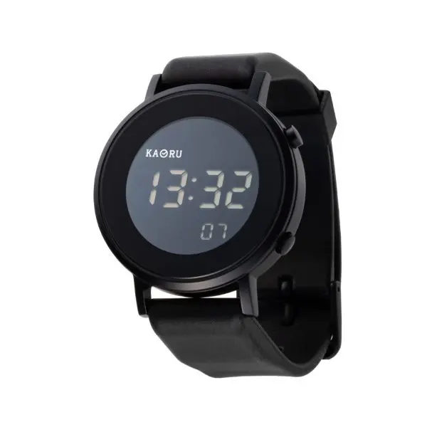 Kaoru Japan Women’s Digital Silicone Strap Black Dial 38mm Watch KAORU010DB Lemon FRAGRANCE - Image 3