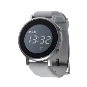 Alternative view of Kaoru Japan Women’s Digital Silicone Strap Black Dial 38mm Watch KAORU010DG Lavender FRAGRANCE