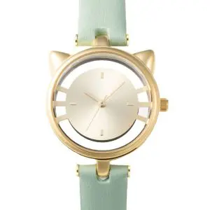 GRANDEUR Women’s Quartz Leather Strap Champagne Dial 36mm Watch ESL081W2