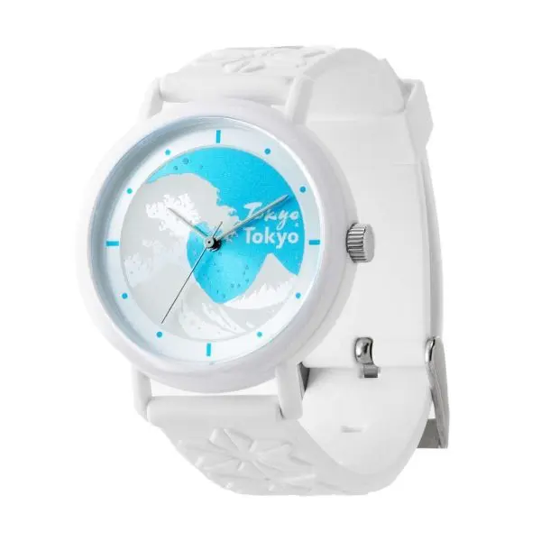 Kaoru Japan Women’s Quartz Silicone Strap Sky Blue & White Dial 38mm Watch KAORU014TH Enveloping Fragrance