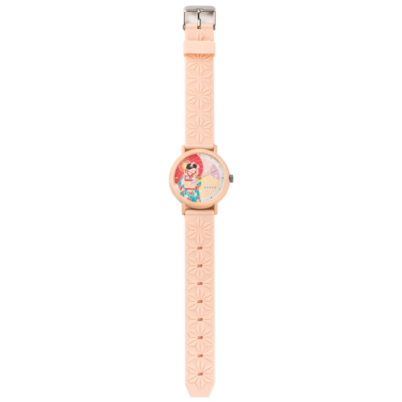 Kaoru Japan Women’s Quartz Silicone Strap Multi Dial 38mm Watch KAORU002MS Sakura Fragrance