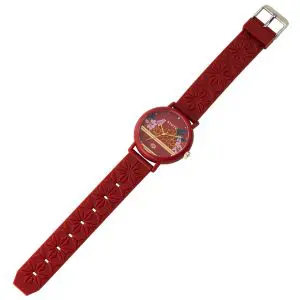 Kaoru Japan Women’s Quartz Silicone Strap Red Dial 38mm Watch KAORU009KT