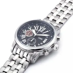 STAG TYO Men’s Quartz Stainless Steel Black Dial 41mm Watch STG011S2