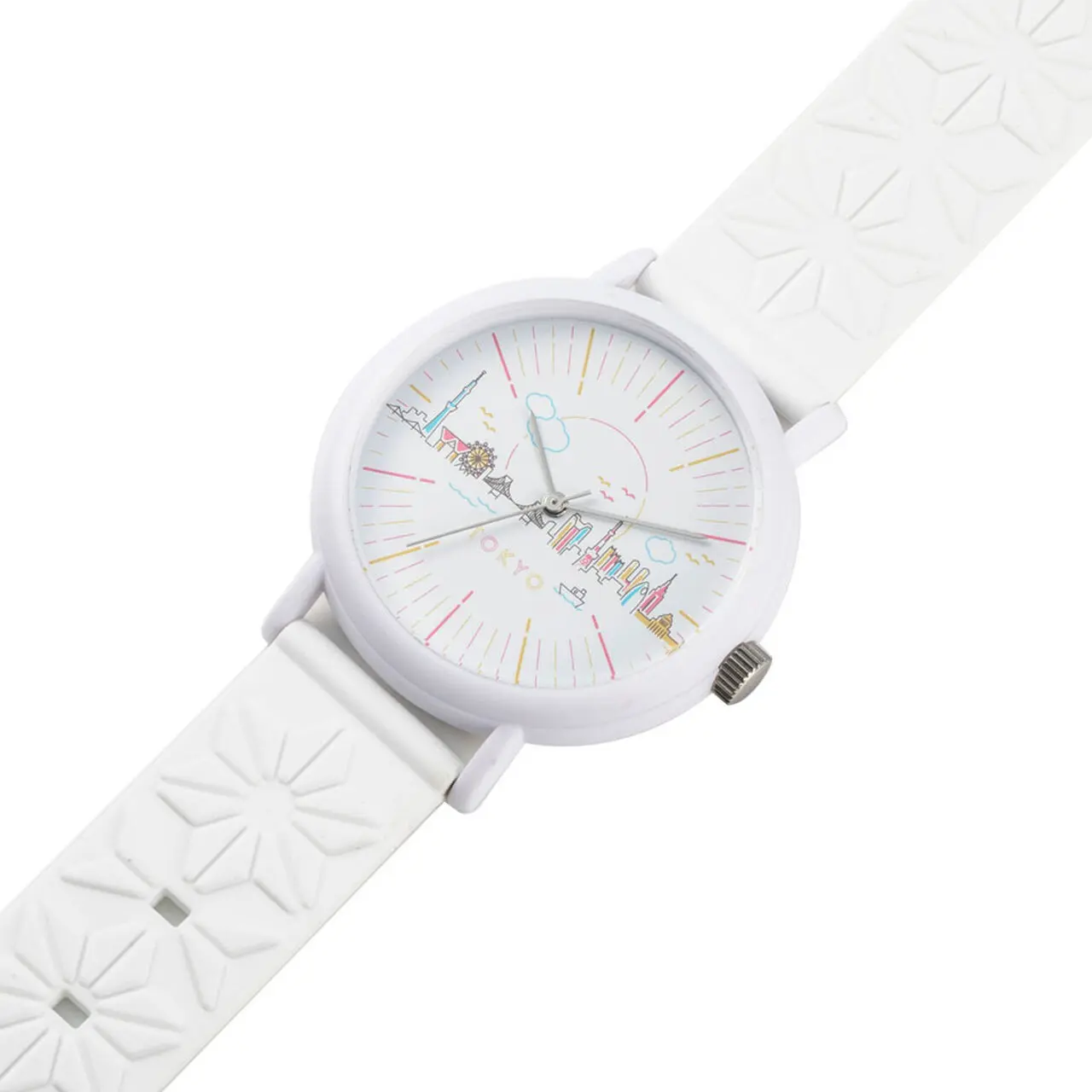 Kaoru Japan Women’s Quartz Silicone Strap Multi Dial 38mm Watch KAORU002TH Hinoki Fragrance
