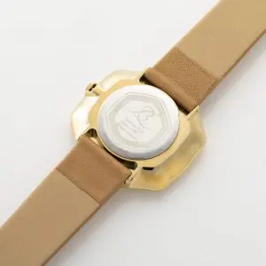 LOV-IN BOUQUET Women’s Quartz Leather Strap White Dial 35mm Watch LVB126H3