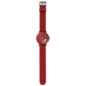 Kaoru Japan Women’s Quartz Silicone Strap Red Dial 38mm Watch KAORU009KT