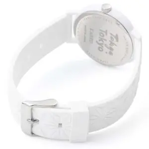 Kaoru Japan Women’s Quartz Silicone Strap Sky Blue & White Dial 38mm Watch KAORU014TH Enveloping Fragrance