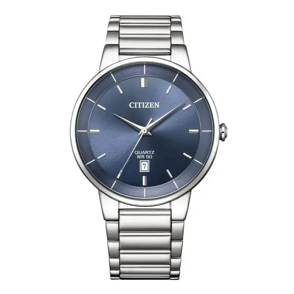 Citizen Men’s Quartz Stainless Steel Blue Dial 40mm Watch BI5120-51L