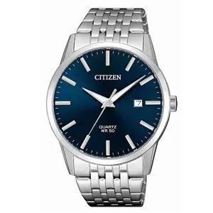 Citizen Men’s Quartz Silver Stainless Steel Blue Dial 39mm Watch BI5000-87L
