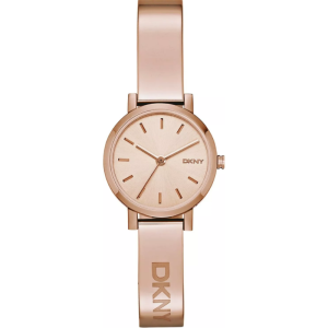 DKNY Women’s Quartz Rose Gold Stainless Steel Rose Gold Dial 24mm Watch NY2308 (Without Tag)