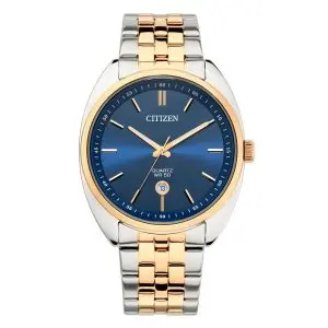 Citizen Men’s Quartz Stainless Steel Blue Dial 42mm Watch BI5096-53L
