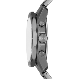 Alternative view of Armani Exchange Men’s Chronograph Quartz Grey Stainless Steel Black Dial 44mm Watch AX1959 (Without Tag)
