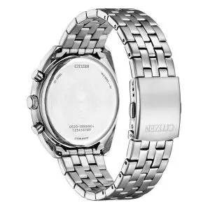 Citizen Men’s Quartz Silver Stainless Steel Black Dial 42mm Watch AN8210-56E