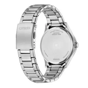 Citizen Men’s Quartz Silver Stainless Steel Blue Dial 40mm Watch BF2021-82L