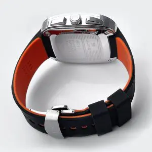 JUNG Japan Men’s Quartz Black Silicone Strap White Dial 43mm French Design – Japan Made Watch J43C-01WB - Image 12