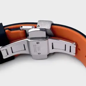 JUNG Men’s Quartz Black Silicone Strap White Dial 49mm French Design – Japan Made Watch J43C-01W/B