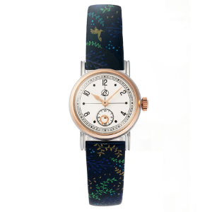 LOV-IN BOUQUET Japan Women’s Quartz Blue Horween Leather Strap White Dial 33mm Watch LVB135HP4