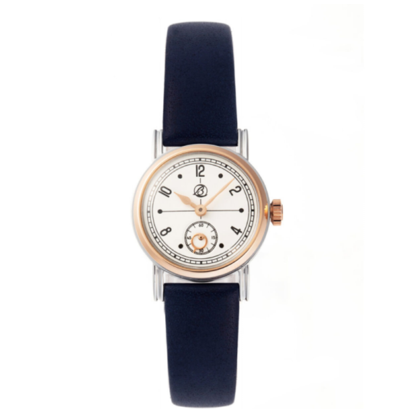 LOV-IN BOUQUET Japan Women’s Quartz Navy Leather Strap White Dial 26mm Watch LVB135H4
