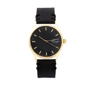 LOV-IN BOUQUET Japan Women’s Quartz Black Leather Strap Black Dial 41mm Watch LVB134G1