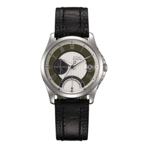 STAG TYO Men’s Quartz Leather Strap Green & White Dial 38mm Watch STG001S1