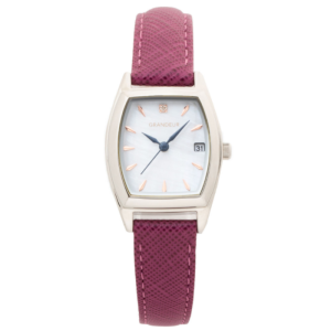 GRANDEUR Japan Women’s Quartz Leather Strap Mother of Pearl Dial 32mm Solar Watch ESL077W4