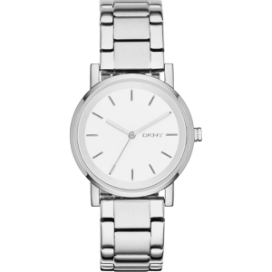 DKNY Women’s Quartz Silver Stainless Steel White Dial 34mm Watch NY2342 (Without Tag)