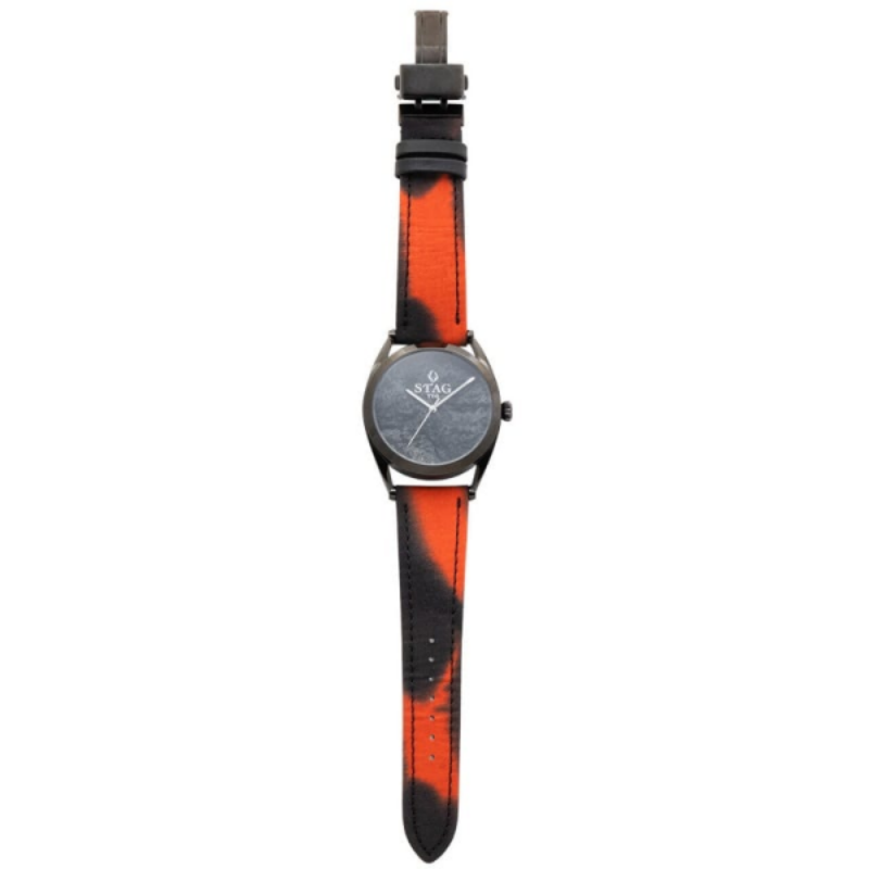 STAG TYO Japan Men’s Automatic Kyoto Silk Strap Black Dial 42mm Watch STGxH022B1 - Image 2