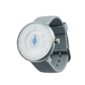 Alternative view of LOV-IN BOUQUET Japan Women’s Quartz Grey Silicon Strap White Dial 38mm Watch LVB144S2